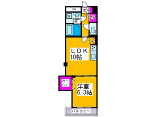 クレードルの物件間取画像